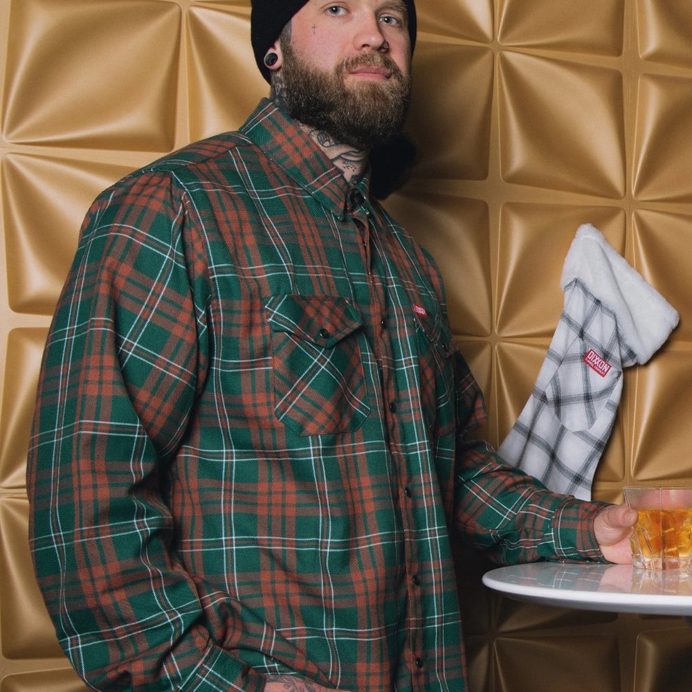 DIXXON Flannel MISTLETOE Men's Flannel Shirt XL - Picture 9 of 12